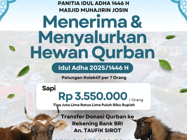 PANITIA IDUL ADHA MASJID MUHAJIRIN JOSIN 1446 H
