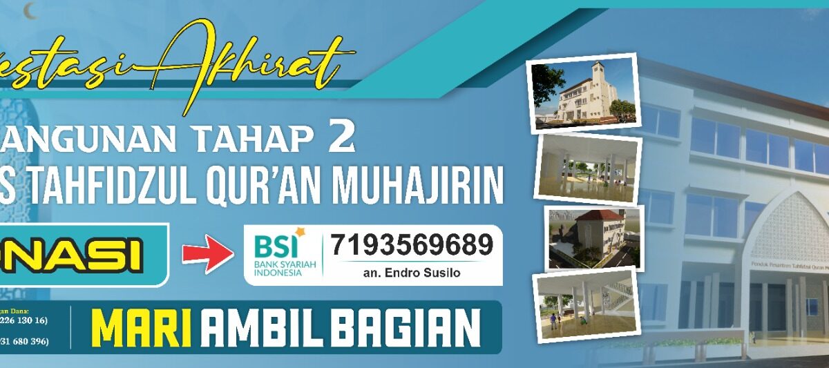 Open donasi pembangunan PPTQM Tahap 2