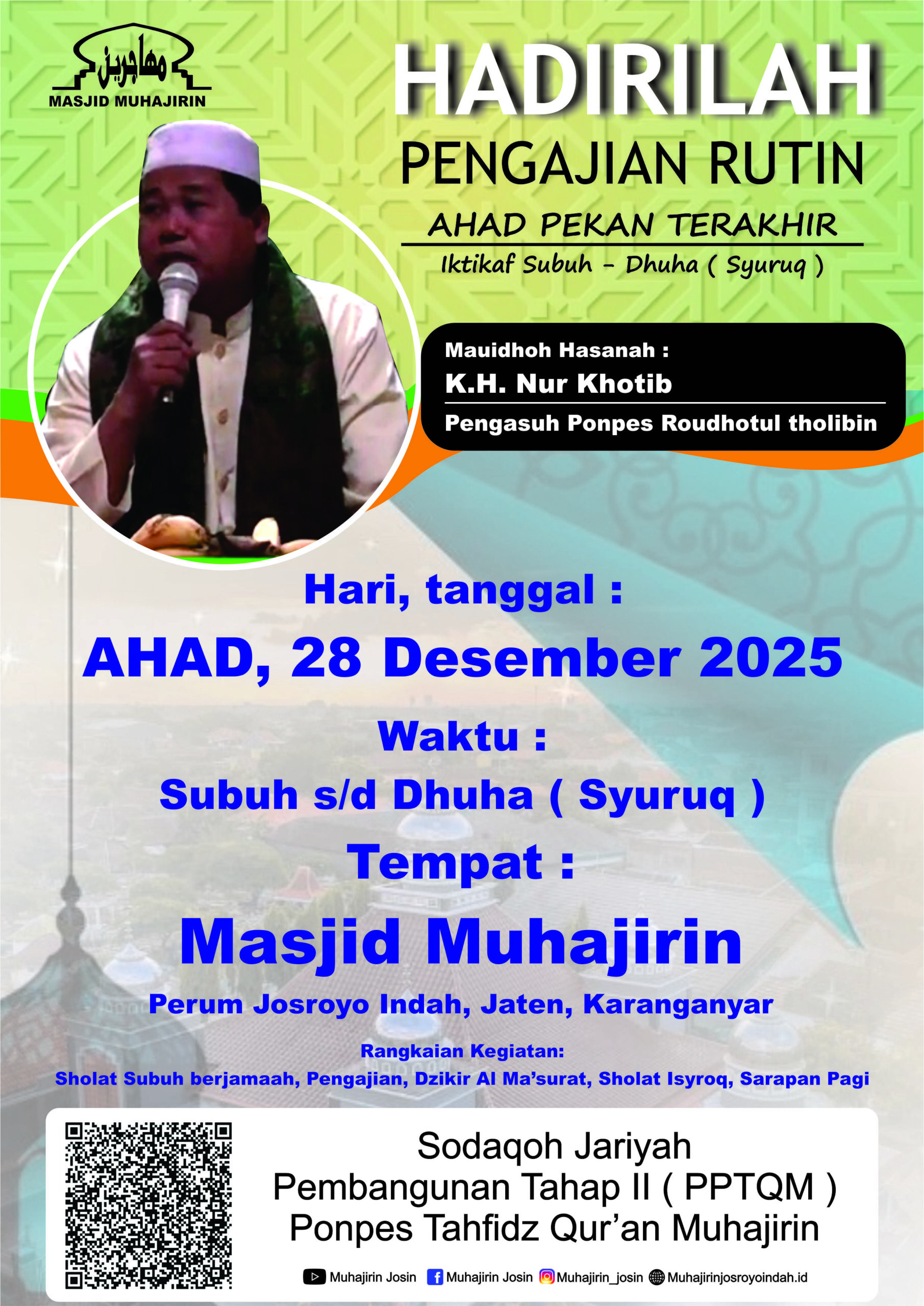 PENGAJIAN AHAD TERAKHIR 28 DESEMBER 2025