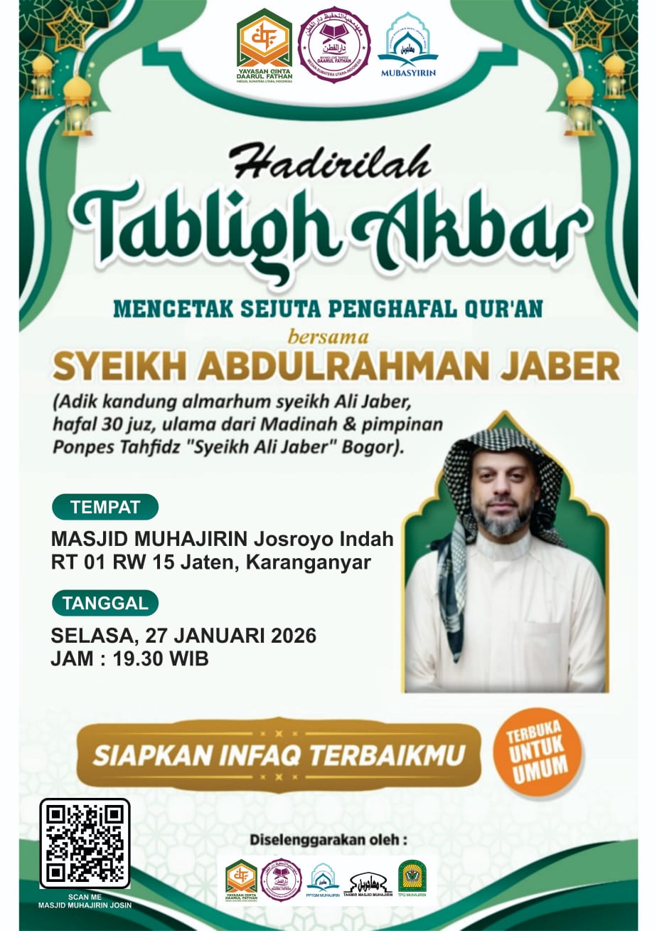 Tabligh Akbar bersamaSyeikh Abdulrahman Jaber